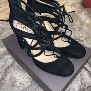 ‼️Size 10 Vince Camuto black suede heels